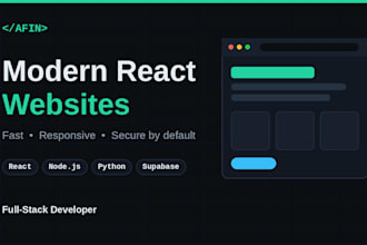 build a fast, business website