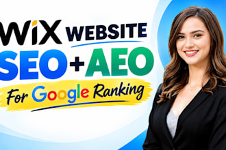 do complete wix website SEO with GEO for google ranking
