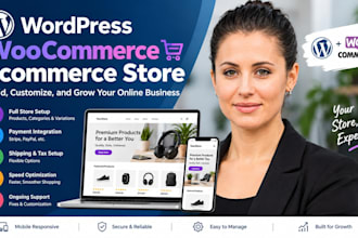 build a wordpress woocommerce online store ecommerce website
