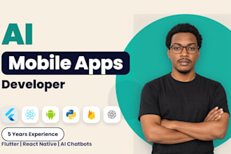 build ai mobile app, ai chatbot, and ai website
