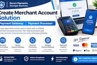 create merchant account solution, payment gateway, payment processor