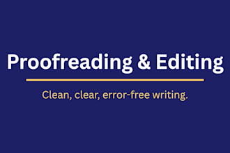 proofread and edit your article, blog post, or essay
