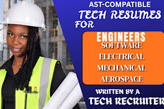 write a professional engineering resume and CV