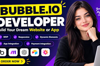 build your website or saas mvp in bubble io