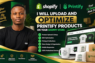 upload and optimize printify products on your shopify store