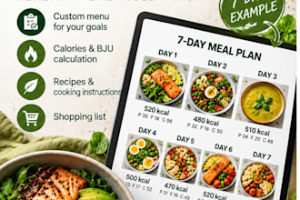 create a personalized meal plan based on your goals