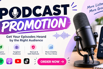 do organic podcast promotion and strategic podcast marketing for real growth