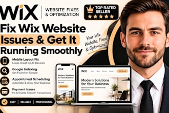 fix wix mobile layout  google indexing appointment scheduling payment issues