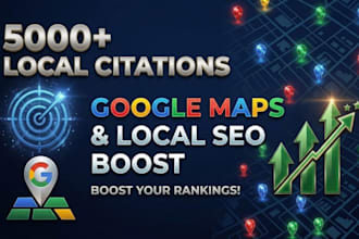 do 5000 local citations for google maps, gmb and local SEO