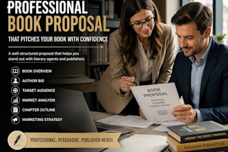 create a professional book proposal for your book