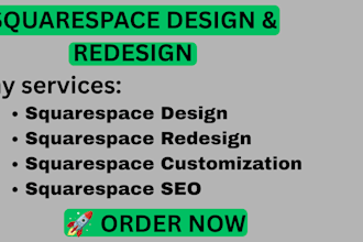 design redesign and customize your squarespace site