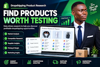 research problem solving dropshipping products with market validation