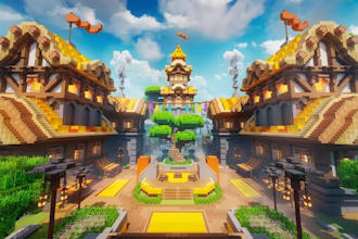 build custom minecraft maps, worlds, spawns, lobbies and structures