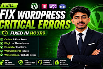 fix wordpress bugs, issues, and elementor errors