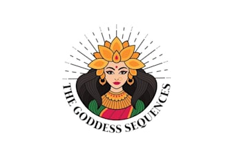 make goddess logo for transformative online yoga program