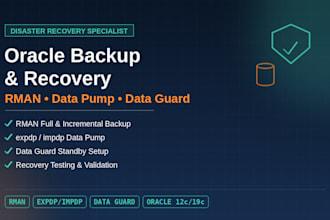 setup oracle backup recovery using rman and data guard