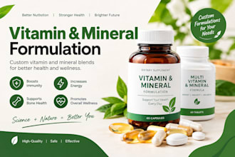 develop professional vitamin mineral formulations for your brand
