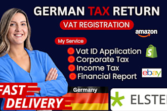 do german vat registration, vat id, german tax vat return, income tax via elster