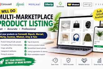 do carousell shpock mercari offerup gumtree whatnot artsy faire products listing