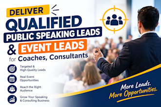 provide qualified public speaking leads, paid gigs and conference leads