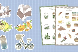draw custom stickers for you