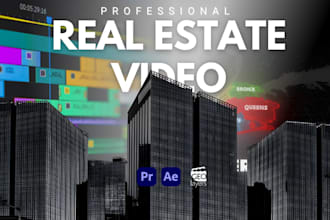 edit professional realestate videos for you
