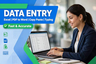 data entry typing work