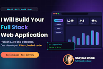 build a custom full stack web app