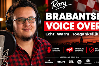 record an authentic brabants southern dutch voice over