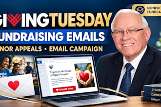 create givingtuesday fundraising email donor appeal campaign faster