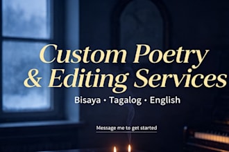 write a heartfelt custom poem for any occasion