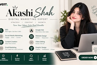 design a professional fiverr gig image and thumbnail