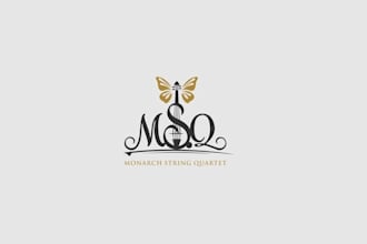 design a professional string quartet, orchestra, and music logo
