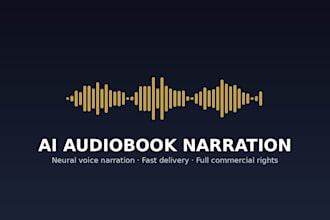 narrate and produce your full audiobook with a realistic ai voice