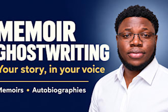 be your ebook writer nonfiction and memoir ghostwriter content writer no ai