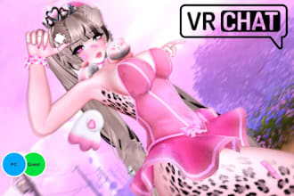 create 3d custom vrchat avatar, vtuber model, furry avatar, nsfw avatar model