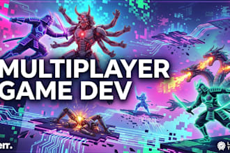develop unity multiplayer mobile game for android and ios 2d 3d game development