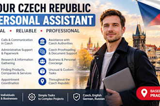 be your personal assistant and concierge in czechia