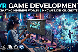 develop vr games, meta quest game, vr simulations and immersive 3d experiences
