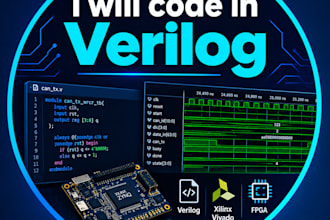 help with verilog, fpga and digital logic design projects