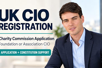 prepare your UK cio registration and charity commission application