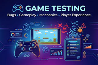 test your game and provide detailed gameplay feedback