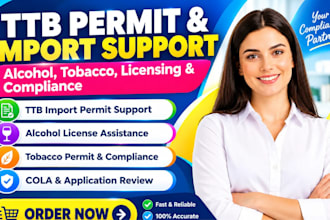 handle your ttb permit, import permit, alcohol and tobacco compliance