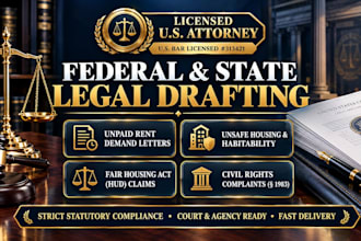 draft a formal civil rights legal complaint as a US attorney