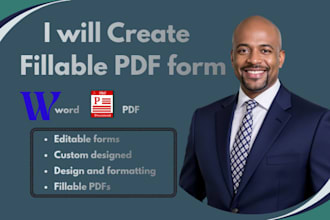 design and create fillable PDF forms