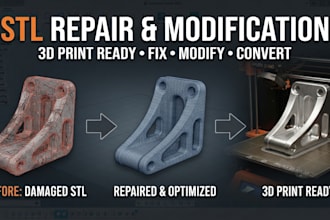 repair, modify, fix, and convert stl files for 3d printing