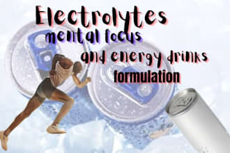 do electrolytes, mental focus, and energy drinks formulation