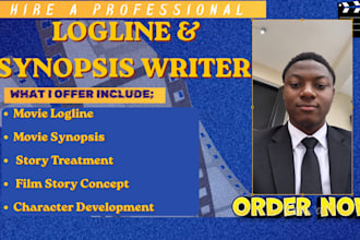 write a compelling movie logline synopsis and treatment