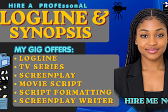 write a compelling movie logline synopsis and treatment