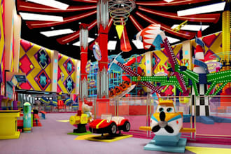 design 3d indoor kids playground, indoor softplay, indoor amusement rides